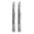 Contemporary Modern Clear Graniglia ”Canalina" Murano Glass Wall Sconce-Set of Two For Sale