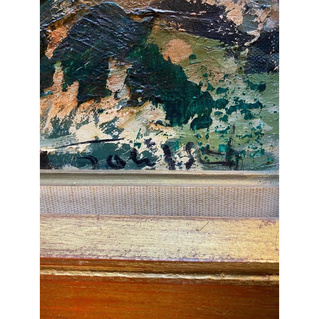 William Goliasch, Dike in Bretagne, Oil on Wood, 1976 For Sale - Image 4 of 9