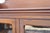 Antique Eastlake Victorian Walnut Wavy Glass Triple Bookcase Display Cabinet For Sale - Image 11 of 13