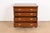 1980s Kittinger Chippendale Colonial Williamsburg Mahogany Four-Drawer Bachelor Chest For Sale - Image 5 of 12