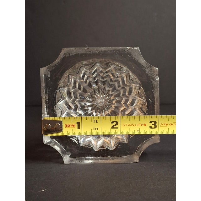 Rare Antique 1840 Eapg Flint Glass Whale Oil Lamp | Wheel-Etched Font & Starburst Base For Sale - Image 12 of 13