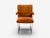Orange Milo Baughman, Six Dining Chairs, Chrome, Fabric, Usa, 1970s For Sale - Image 8 of 11