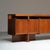 Italian Modernist Walnut and Brass Writing Desk, 1950s For Sale - Image 15 of 17