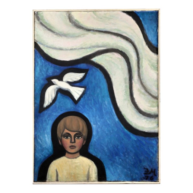 Zenta Muceniece, White Bird, 1970 For Sale