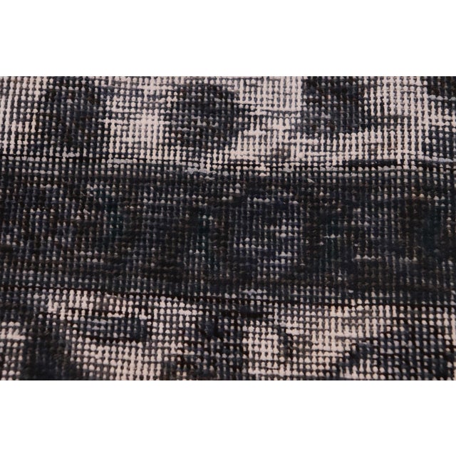 Retro Persian Gray/Ivory Wool Rug - 9'5'' X 11'11'' For Sale In New York - Image 6 of 10