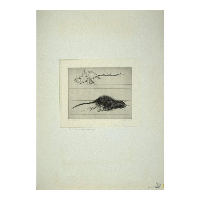 Leo Guida, The Rat, Etching, 1972 For Sale