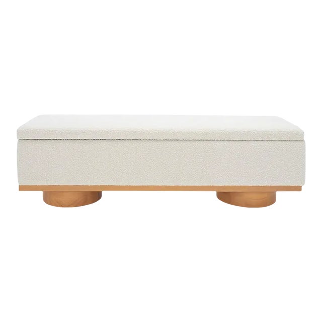 Vianna Boucle Bench - Cream For Sale