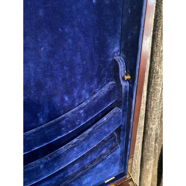 Late 19th Century Majestic English Regency Campaign Chest – Silverware Box, Attributed to Tilden-Thurber (Unmarked) For Sale In Austin - Image 6 of 14