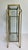 Vintage Brass & Glass Vitrine With Sculptural Side Supports & Antiqued Mirror Base For Sale - Image 11 of 12
