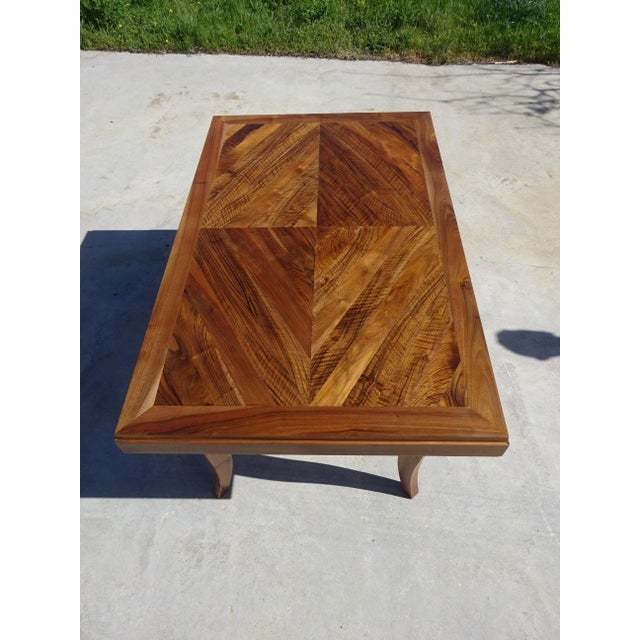Walnut Extendable Dining Table, 1950s For Sale - Image 4 of 18