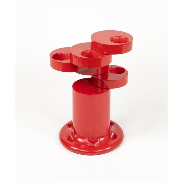 1970s Red Pluvium Umbrella Stand by Giancarlo Piretti for Anonima Castelli, 1970s For Sale - Image 5 of 18