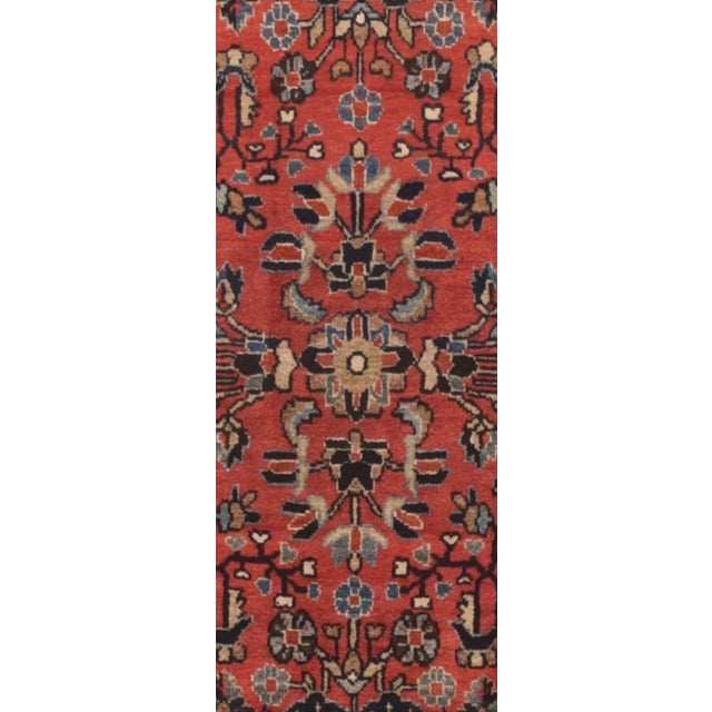 Persian Antique Mohajeran Sarouk Rug 2' x 3' For Sale - Image 3 of 3