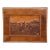 19th Century French Black Forest Carved Walnut Hunt Scene Wall Panel For Sale