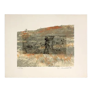 Ivan Schwebel Untitled (From Ten Painters on War and Peace), Hand Signed Lithograph, 1978
