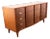 1960s Mid Century Modern Credenza Dresser Mahogany American Martinsville 12 Drawers For Sale