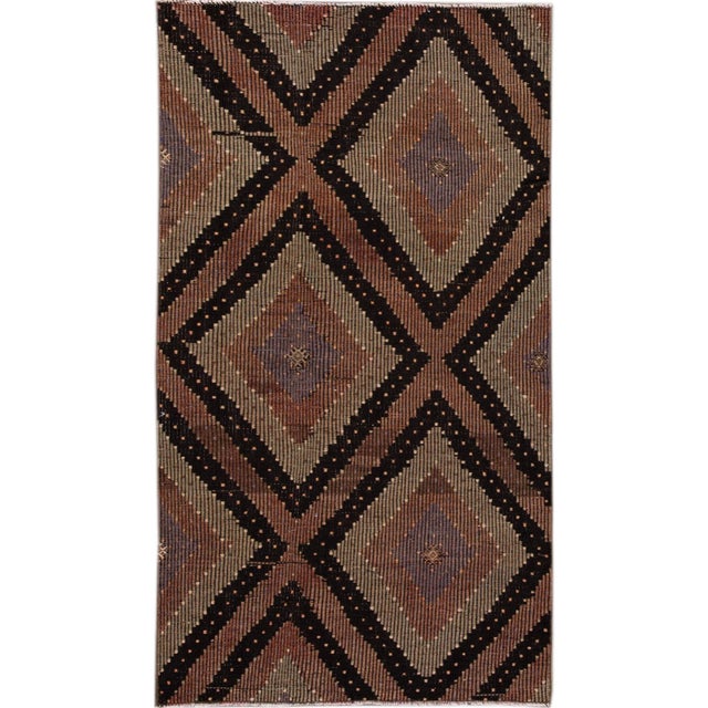 Vintage Sumakh Wool Rug 4 X 7 For Sale - Image 13 of 13