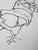This original ink drawing on paper, titled "Rooster," is part of my "Feathers and Fur" collection from 2025. The...