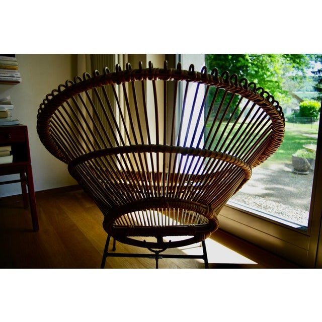 Sun Lounger in Rattan from Abraham and Dirk Jan Roi, France, 1950s For Sale - Image 6 of 13