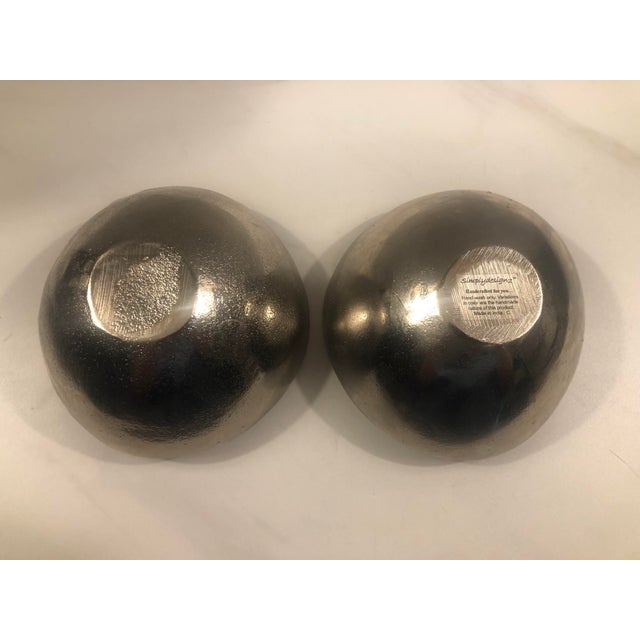 This fabulous pair of Contemporary Geometric Design Silver Bowls / Nut Dishes will be a fabulous addition to your...