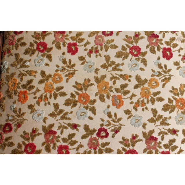 Sheraton Style Heavily Carved Mahogany Armchair For Sale - Image 4 of 13