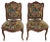 Antique Walnut Dining Chairs, Set of 4 For Sale