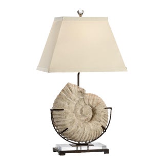Wildwood Ammonite Fiberglass Table Lamp For Sale