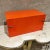 Vintage Orange Box Decorative Geometric Gold Accent For Sale - Image 12 of 12