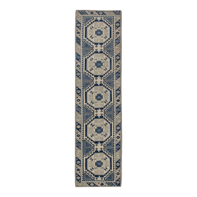 Vintage Turkish Rug 2'5" x 9'7" For Sale