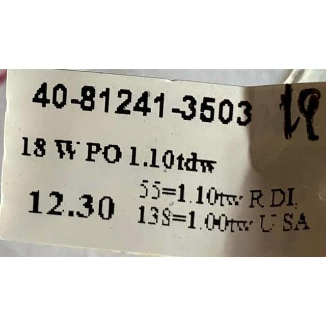 Metal 18 Karat White Gold Sapphire and Diamond Bow Pin 1.10 TDW For Sale - Image 7 of 12