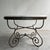 Hollywood Regency Scrolled Steel and Marble Round Dining Table For Sale In New York - Image 6 of 11
