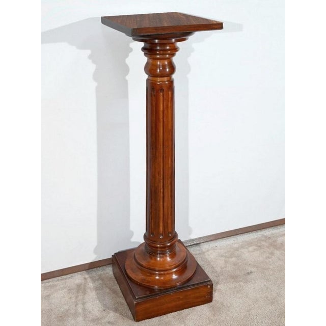 This solid beech column has a cylindrical barrel with arrested grooves. It was based on a gradient grounding basis, which...