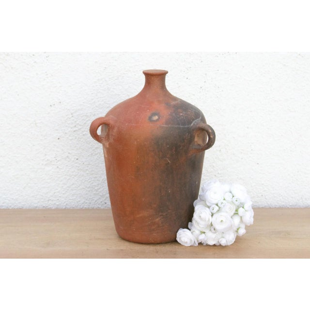 This terracotta jug is a testament to the elegant simplicity of rustic design. Likely of Spanish origin and dating to the...