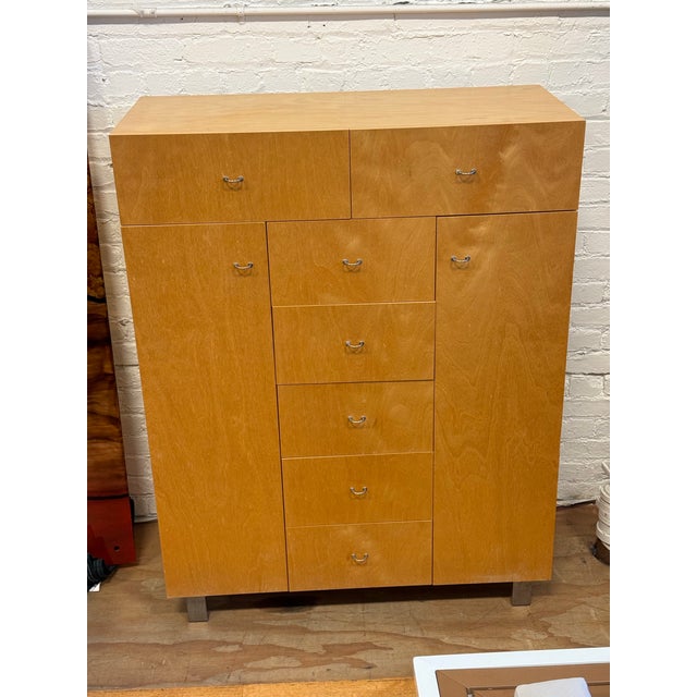 Wood Modern Wardrobing Chest of Drawers For Sale - Image 7 of 12