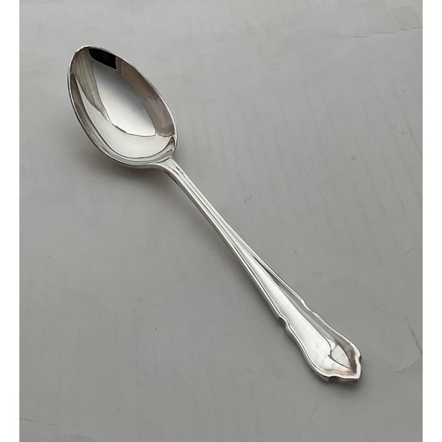 New 1980s Dessert Spoon & Fork, Du Barry - Set of 12 For Sale - Image 9 of 18