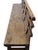 Wood Antique 111" Elm Wood Bench With Tiered Backrest For Sale - Image 7 of 13