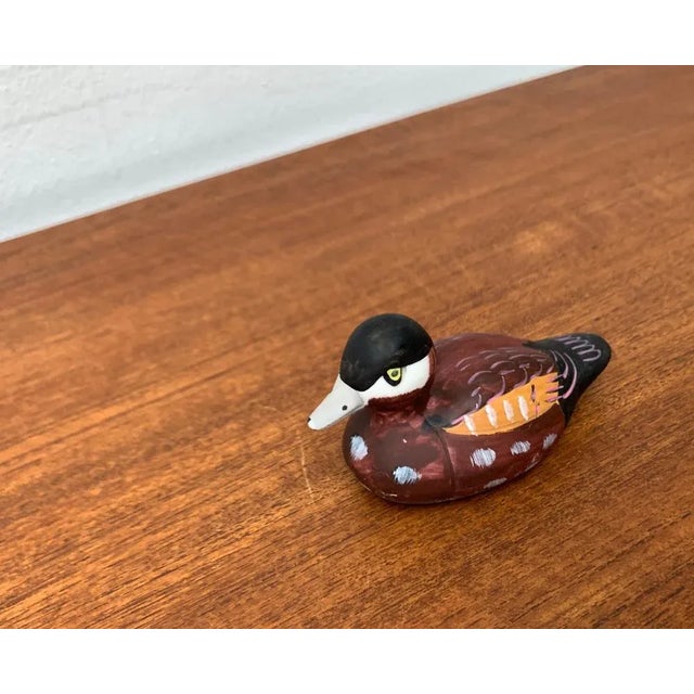 Ceramic Vintage Handpainted Duck Figurine by Gallo Design for Villeroy & Boch, 1970s For Sale - Image 7 of 11