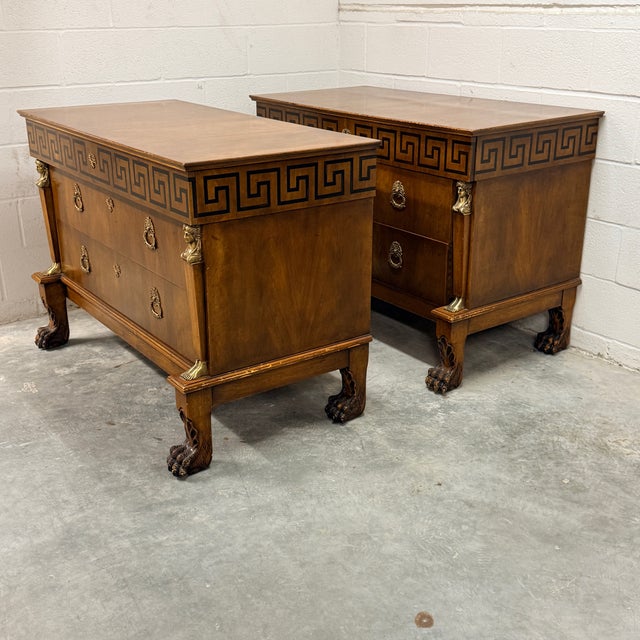 Traditional Pair of William Switzer Empire Chests For Sale - Image 3 of 18