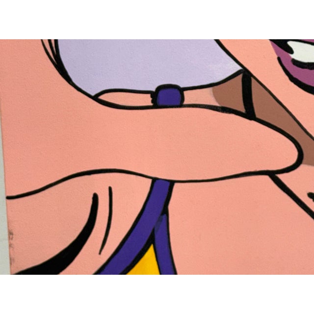 Mark N. Crislip "Raving Democrat" Original Pop Art Painting For Sale - Image 11 of 12