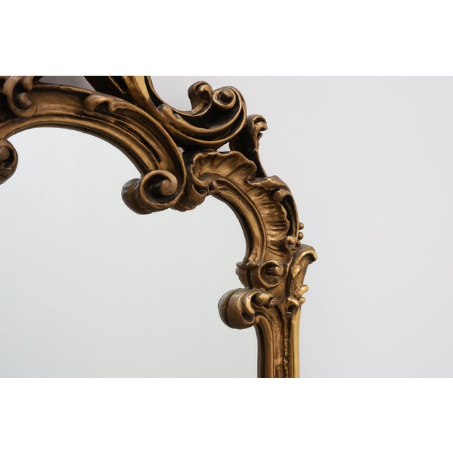Large Rococo Style Giltwood Mirror from Deknudt, Belgium, 1950s For Sale - Image 6 of 14