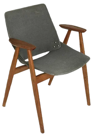 Vintage Early Shell Lupina Armchair by Niko Kralj