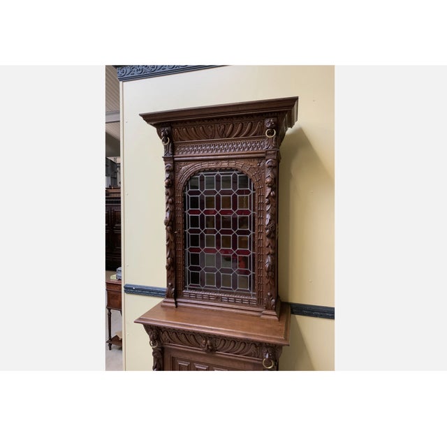 Late 19th Century Antique Gründerzeit Bookcase, 1880 For Sale - Image 5 of 10