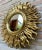 Mid-Century Modern Mid-Century French Sunburst Mirror in Gold, 1950s For Sale - Image 3 of 12