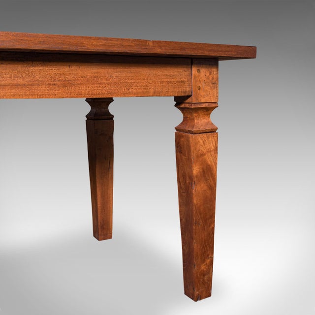 Antique Four Seater Dining Table, English Walnut, Kitchen Diner, Edwardian, 1910 For Sale - Image 11 of 12