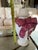 1980s 1980s Pair of Authentic BetLar Inc. White Ceramic With Pink Ribbon Bow Table Lamps For Sale - Image 5 of 6