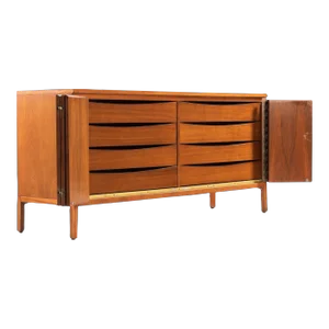 Eight Drawer Credenza in Mahogany by Paul McCobb for Calvin Furniture Co. Irwin Collection, USA, circa 1960's