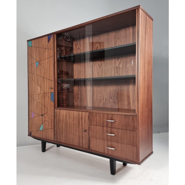 Glass Vintage Display Cabinet, 1970s For Sale - Image 7 of 15