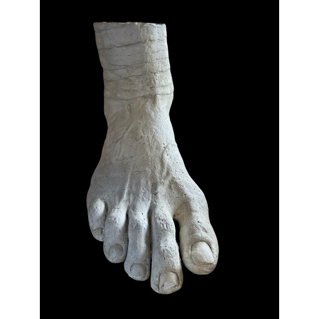 A Late 19th Century Grand Tour Plaster Artist's Model of a Roman Foot