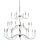 Currey & Company Tirrell Large Black Chandelier For Sale