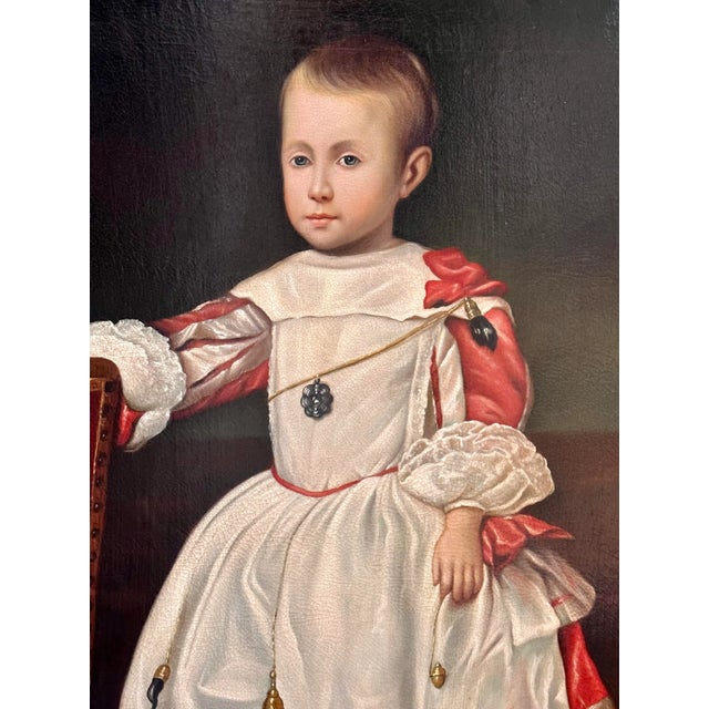 17th C Style Prince Prospero Portrait Oil Painting. This wonderful painting is a copy of the 1659 masterpiece by Diego...