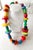 Mid-Century Modern Chunky Wood Geometric Beaded Necklace For Sale - Image 4 of 6